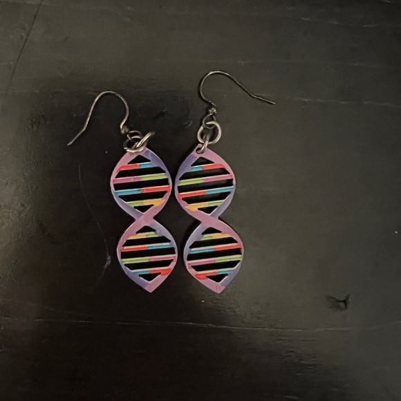 DNA earrings - Picture 1 of 2